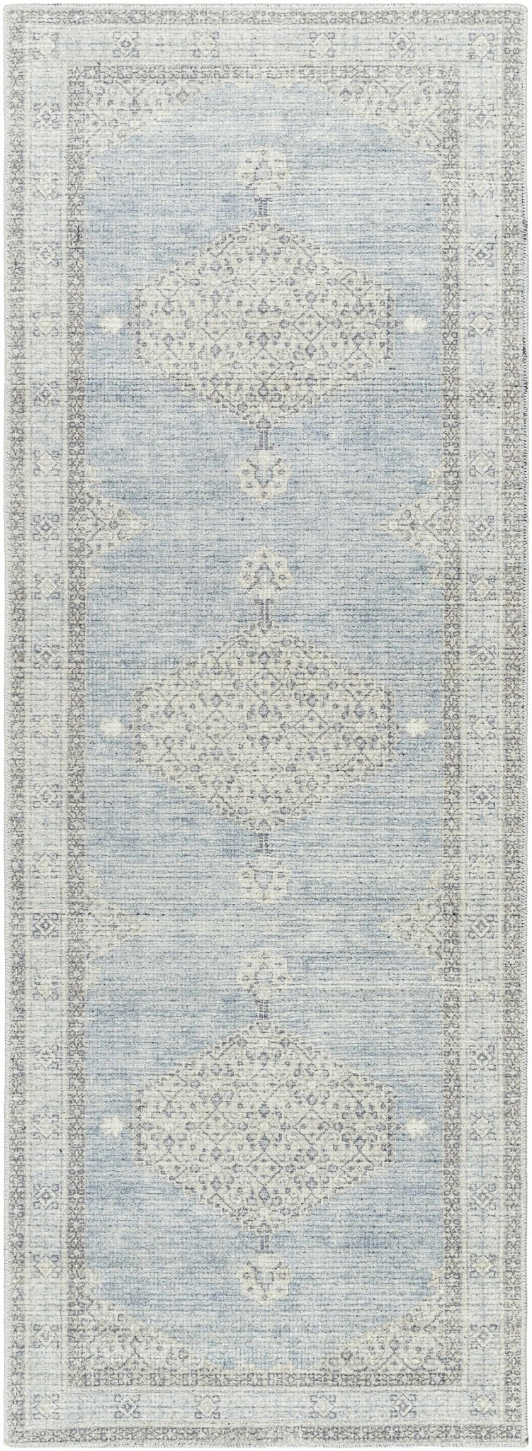 Haide Traditional Style Gray And Ivory Area Rug - The Rug Decor