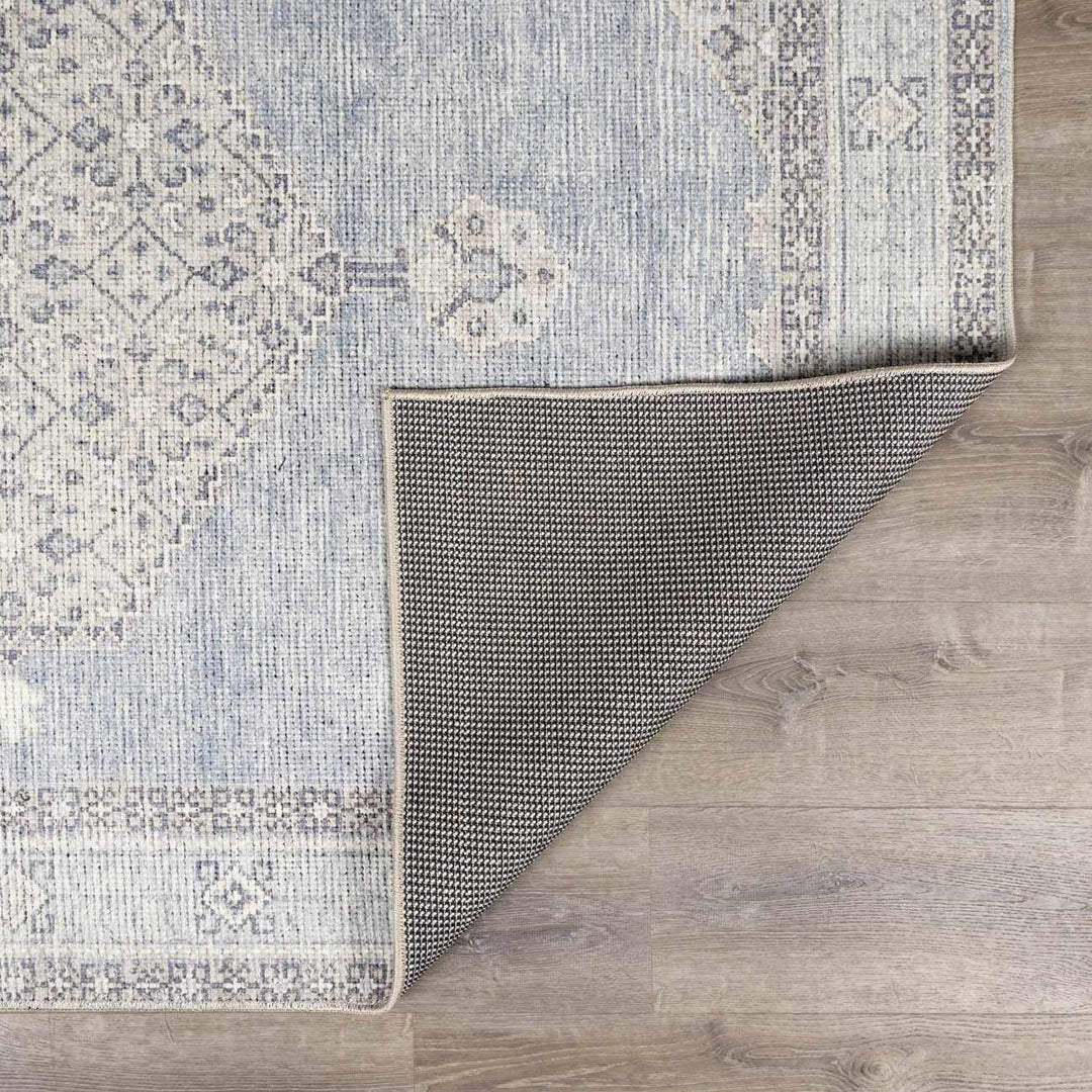 Haide Traditional Style Gray And Ivory Area Rug - The Rug Decor