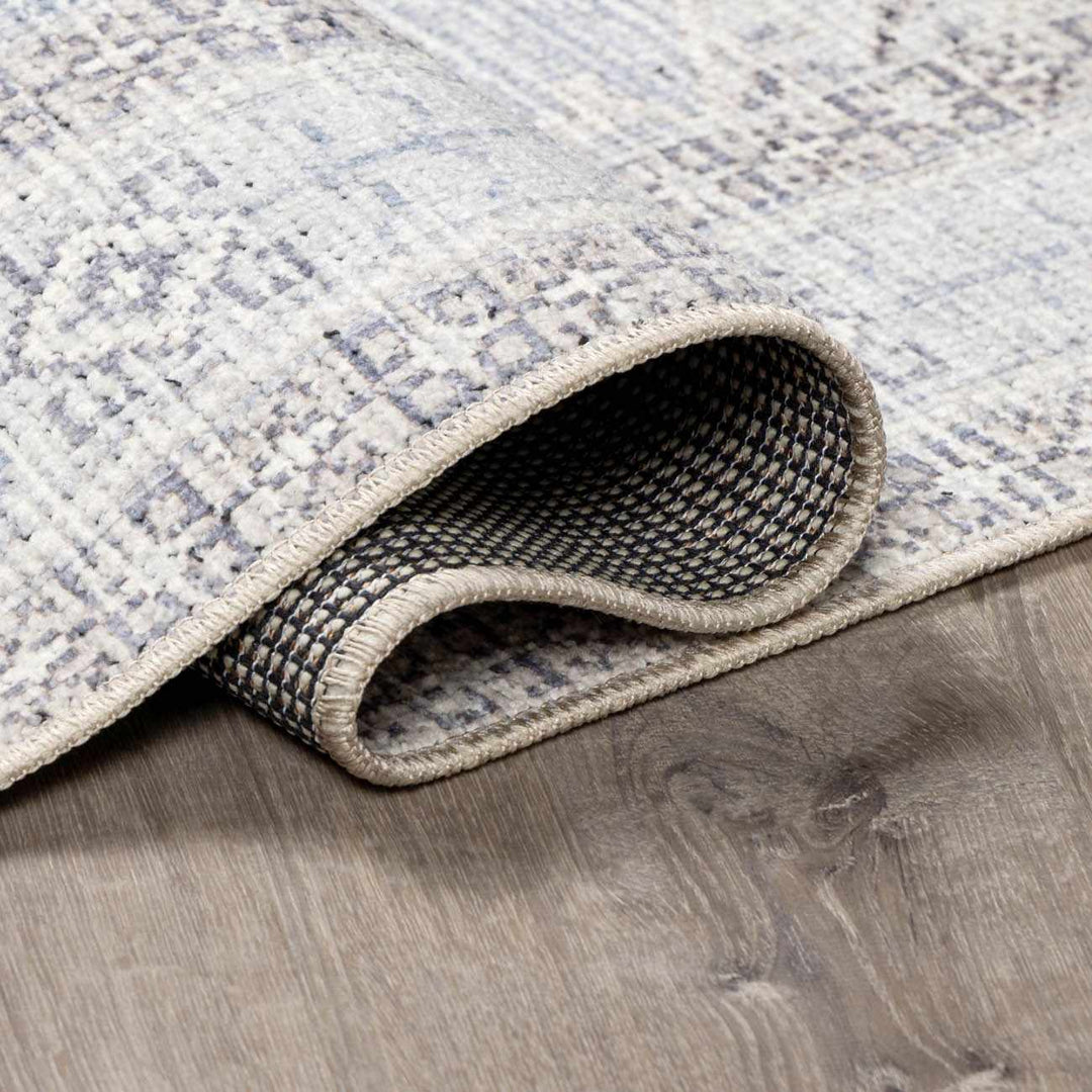 Haide Traditional Style Gray And Ivory Area Rug - The Rug Decor