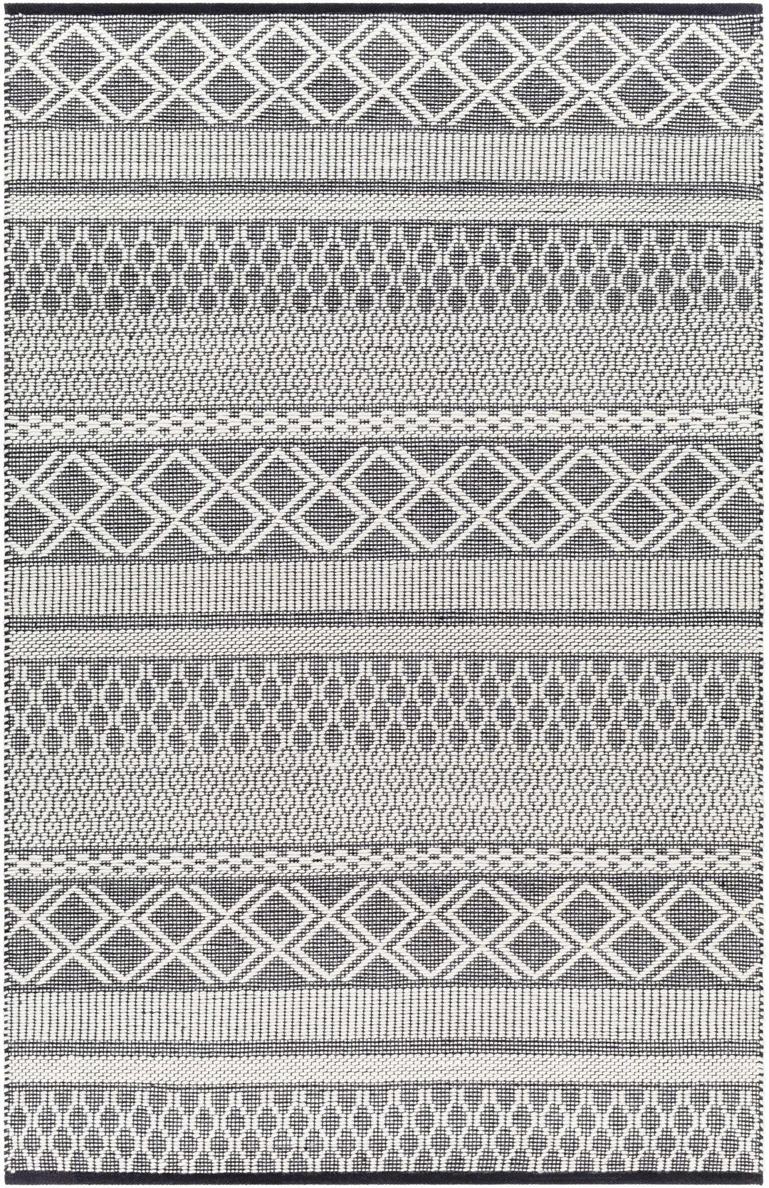 Hala Contemporary Geometrical Gray Area Rug - The Rug Decor