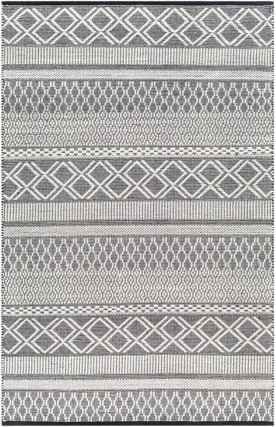 Hala Contemporary Geometrical Gray Area Rug - The Rug Decor