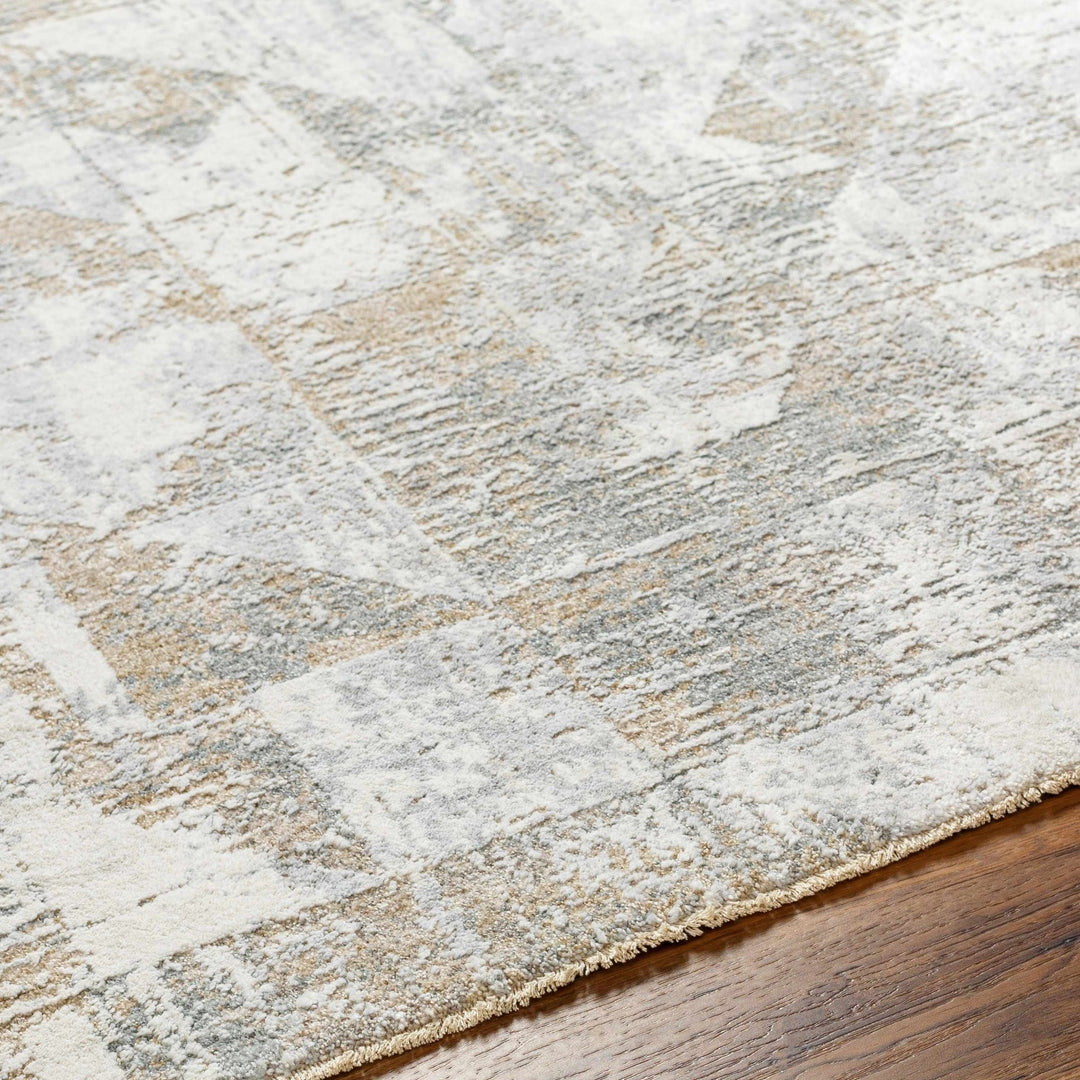 Halia Modern Geometric Design Brown And Gray Boutique Rug - The Rug Decor