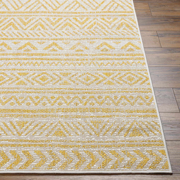 Haluk Bohemian Yellow And Camel Rug - The Rug Decor