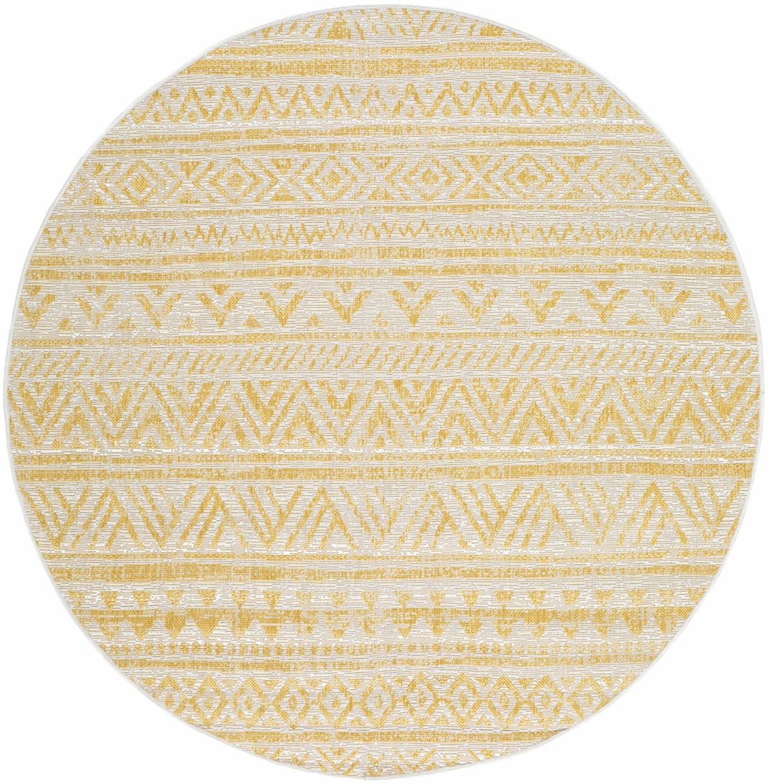 Haluk Bohemian Yellow And Camel Rug - The Rug Decor