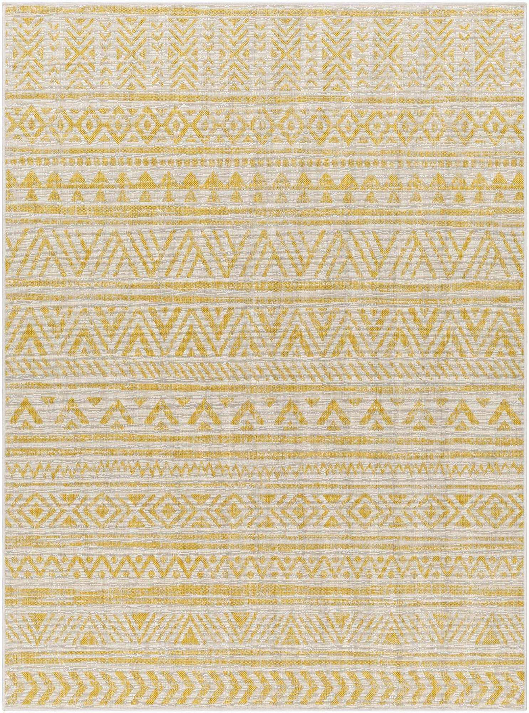 Haluk Bohemian Yellow And Camel Rug - The Rug Decor
