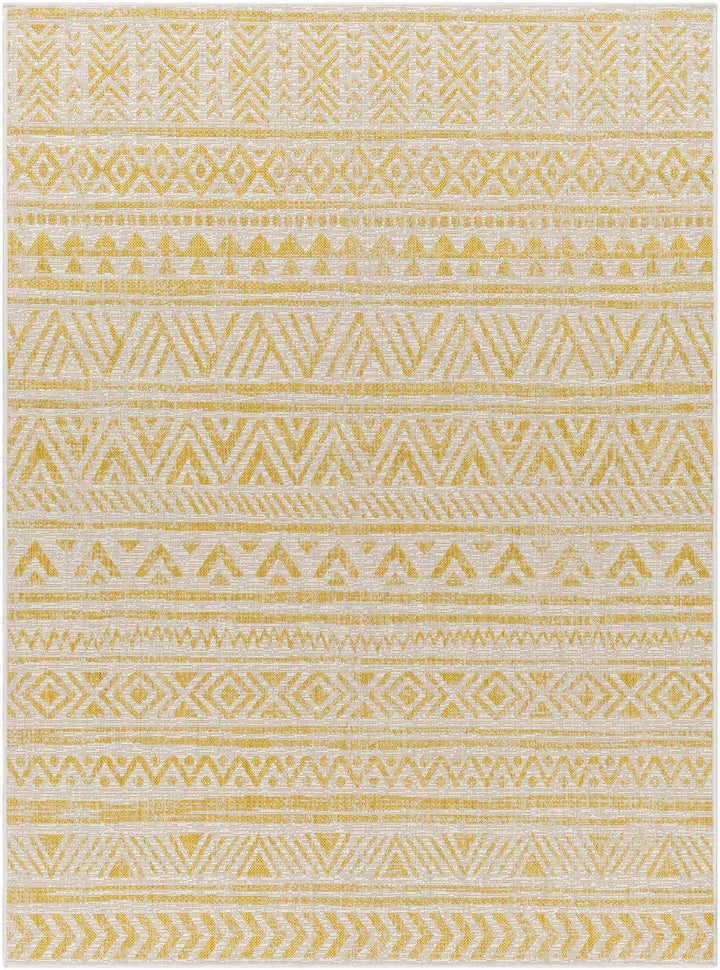 Haluk Bohemian Yellow And Camel Rug - The Rug Decor