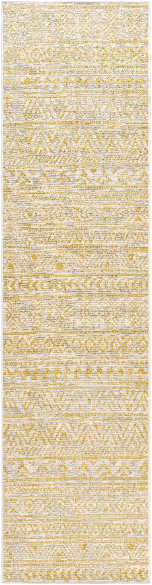 Haluk Bohemian Yellow And Camel Rug - The Rug Decor