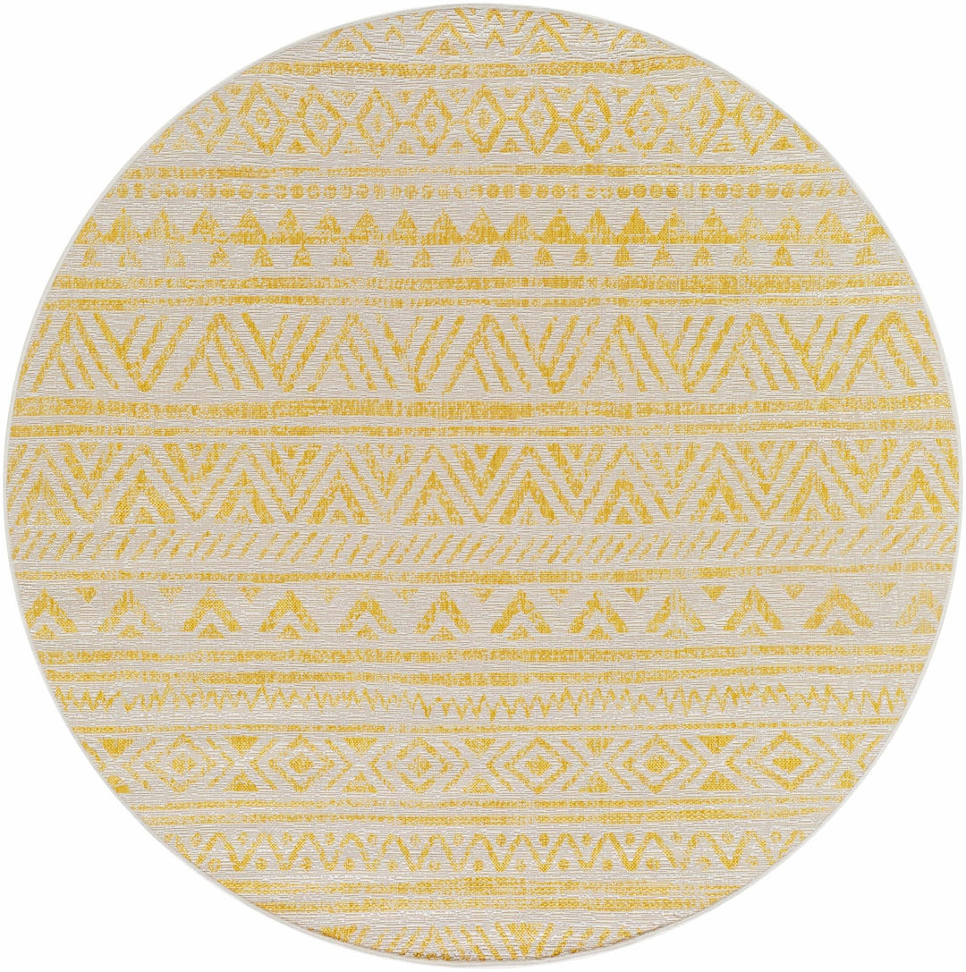 Haluk Bohemian Yellow And Camel Rug - The Rug Decor