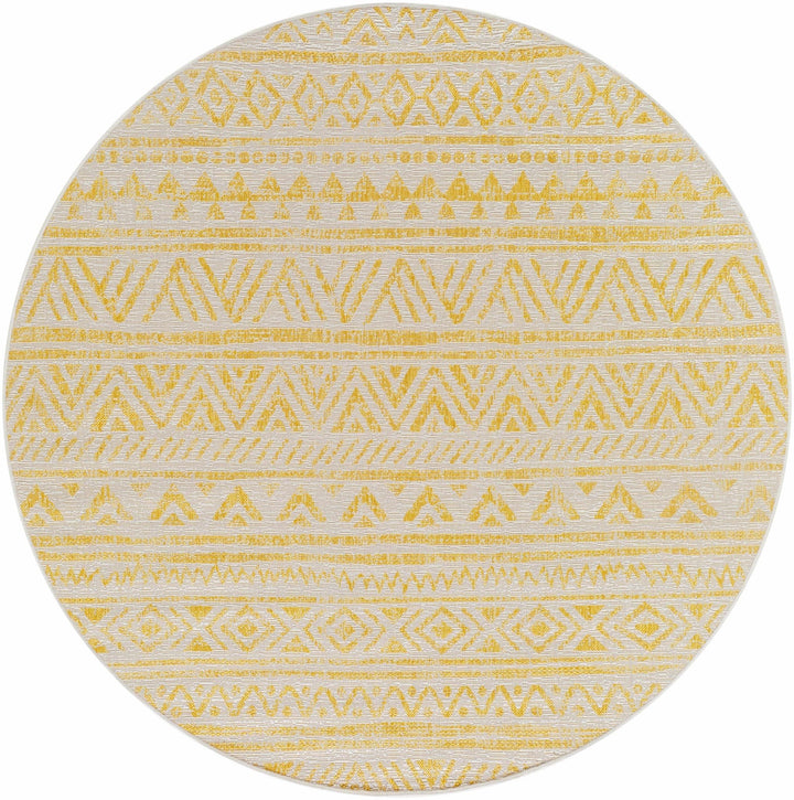 Haluk Bohemian Yellow And Camel Rug - The Rug Decor