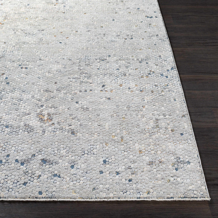 Hamler Gray And Blue Modern Abstract Design Area Rug