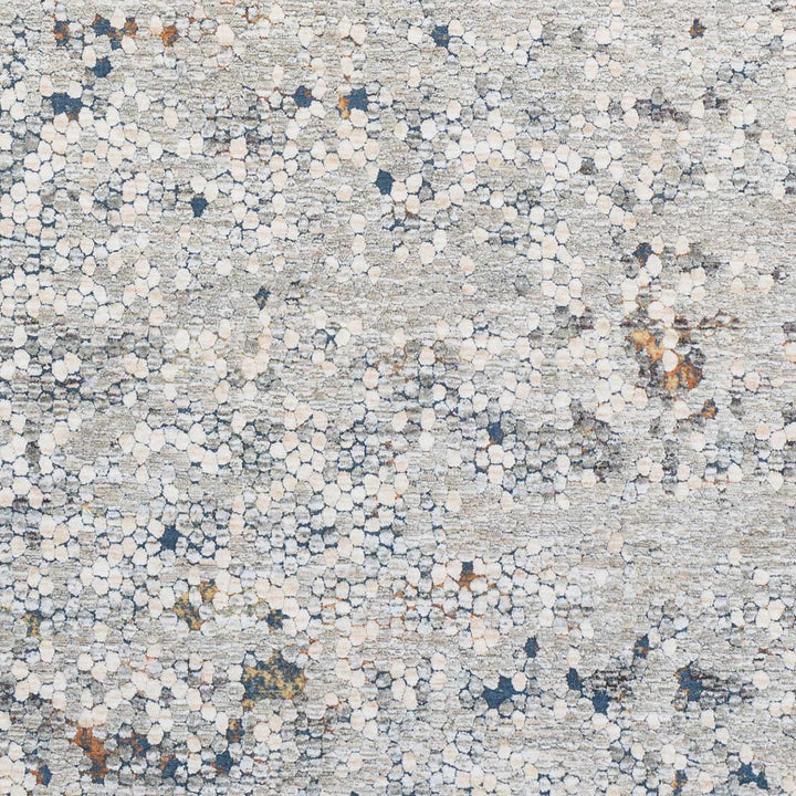 Hamler Gray And Blue Modern Abstract Design Area Rug
