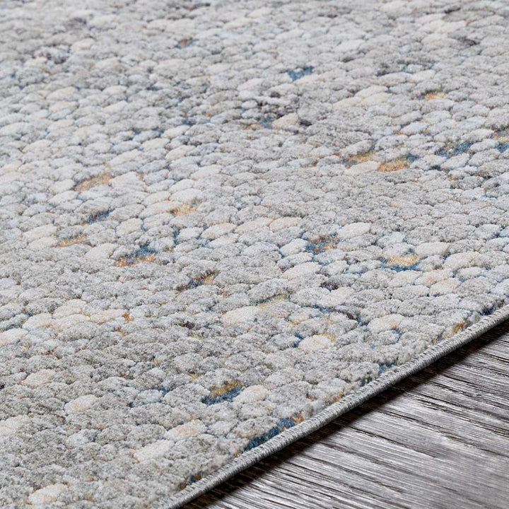 Hamler Gray And Blue Modern Abstract Design Area Rug
