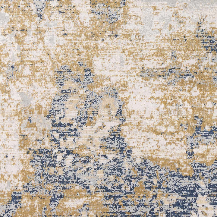 Hamlet Modern Style Beige And Blue Area Rug - The Rug Decor