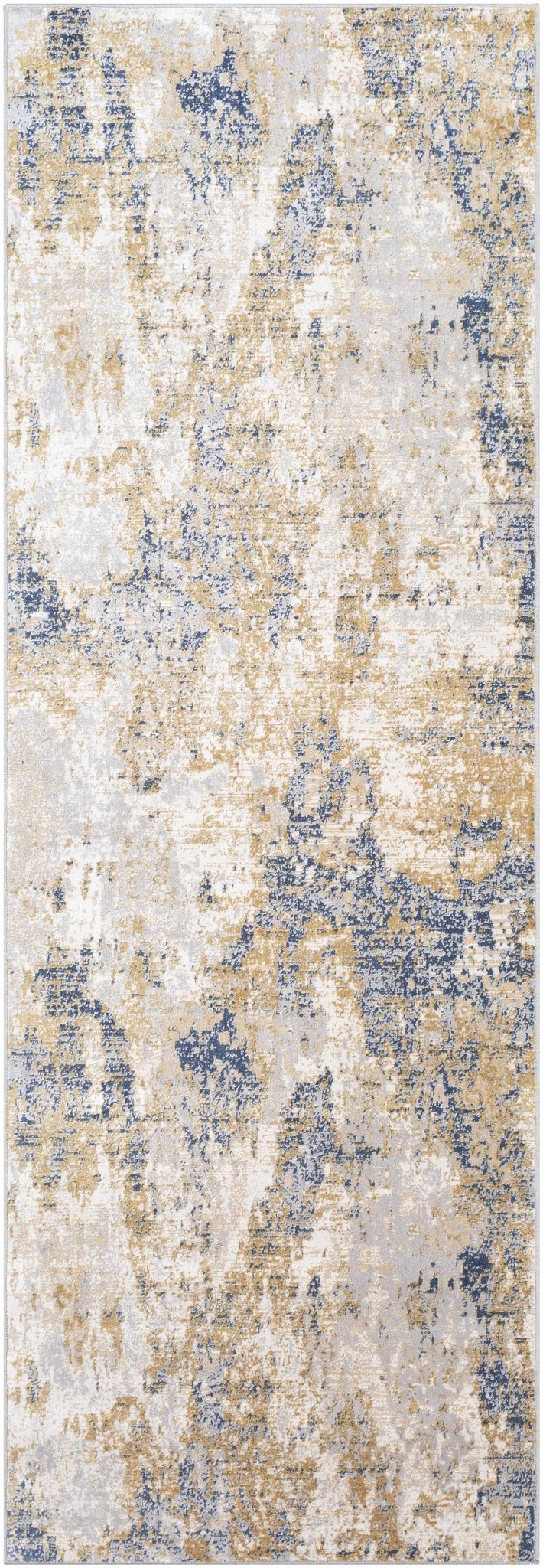 Hamlet Modern Style Beige And Blue Area Rug - The Rug Decor