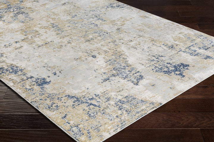 Hamlet Modern Style Beige And Blue Area Rug - The Rug Decor