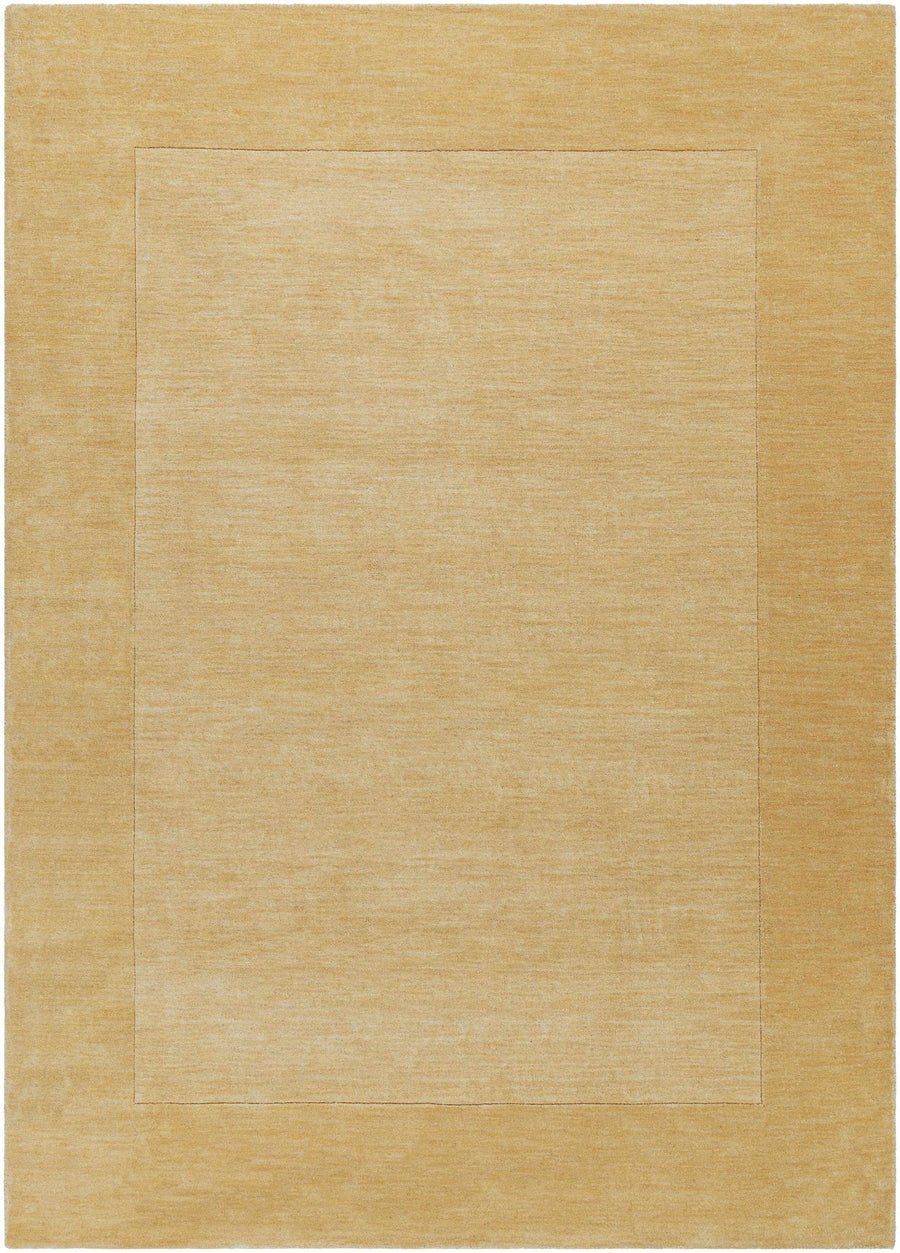 Hampden Camel Modern Style Hand Loom Wool Area Rug - The Rug Decor