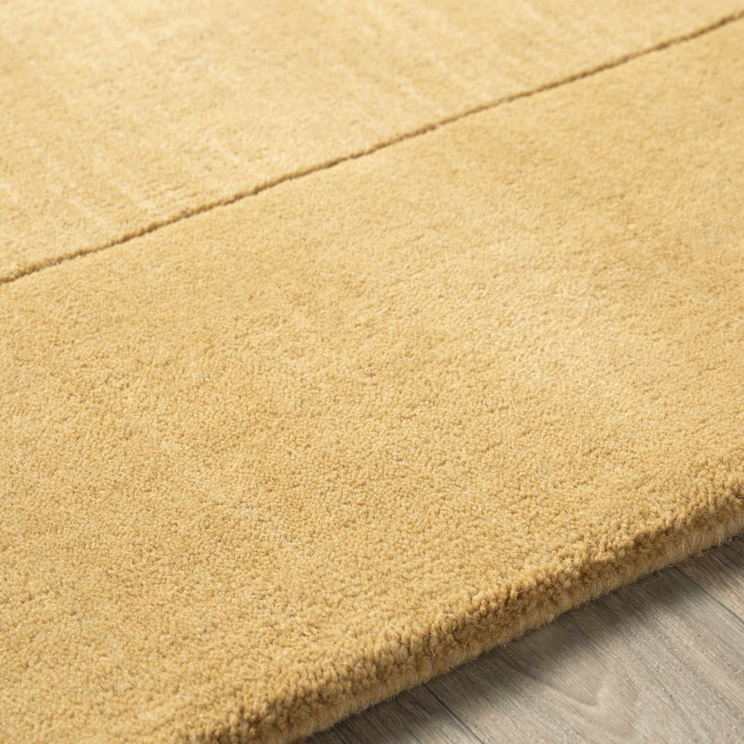 Hampden Camel Modern Style Hand Loom Wool Area Rug - The Rug Decor