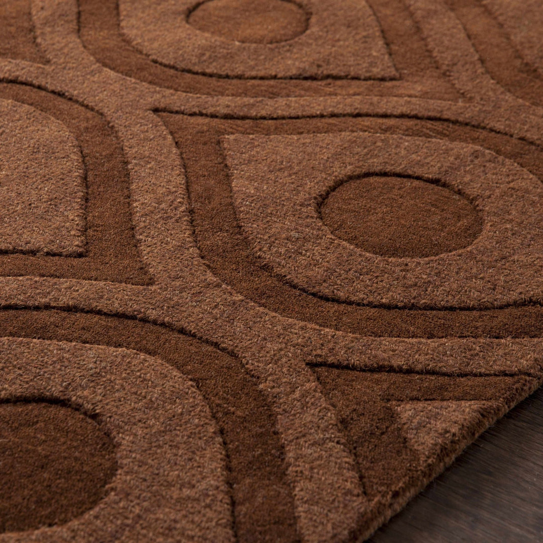 Hamptonville Contemporary Brown Rug - The Rug Decor