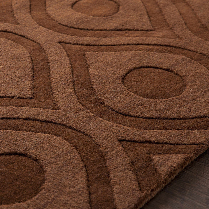 Hamptonville Contemporary Brown Rug - The Rug Decor