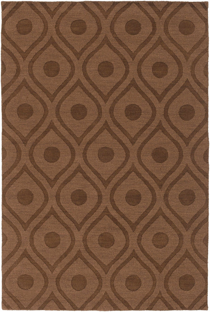 Hamptonville Contemporary Brown Rug - The Rug Decor