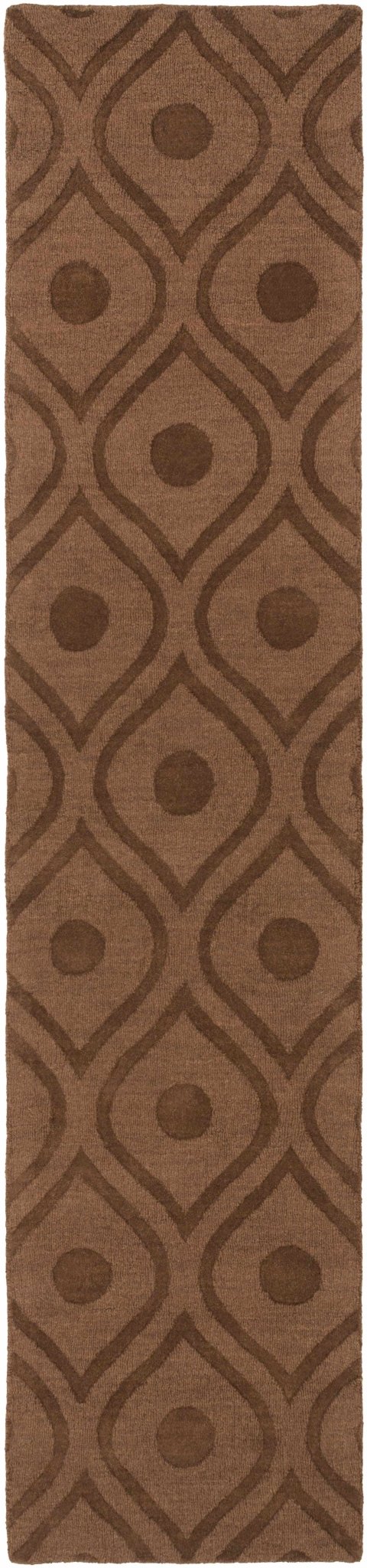 Hamptonville Contemporary Brown Rug - The Rug Decor
