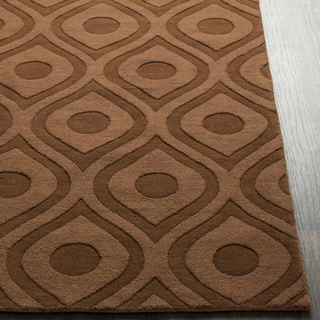 Hamptonville Contemporary Brown Rug - The Rug Decor