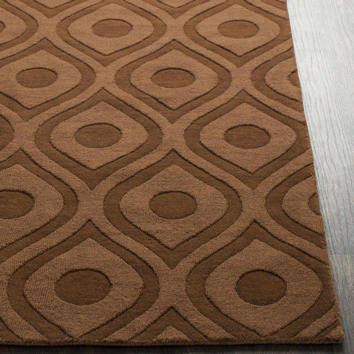 Hamptonville Contemporary Brown Rug - The Rug Decor