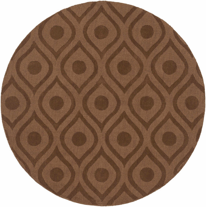 Hamptonville Contemporary Brown Rug - The Rug Decor