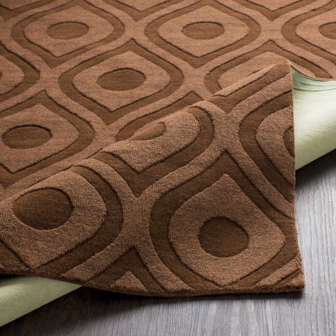 Hamptonville Contemporary Brown Rug - The Rug Decor