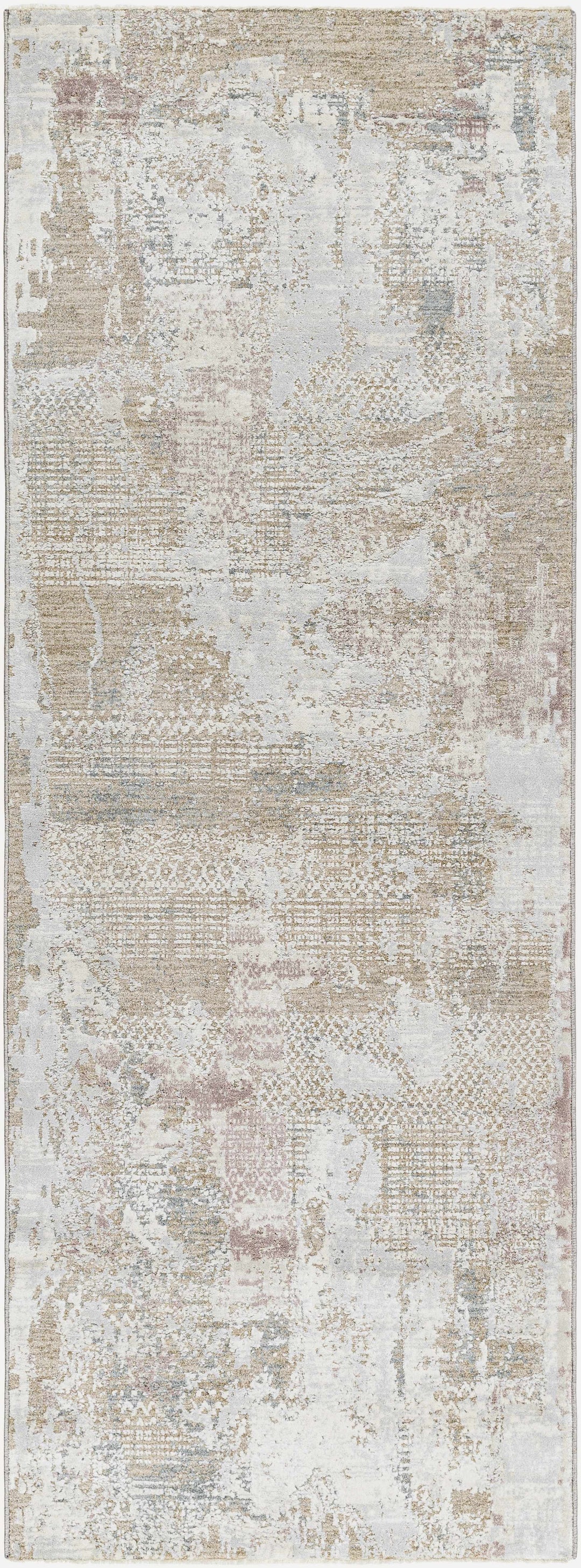 Hanae Modern Abstract Design Beige And Ivory Area Rug