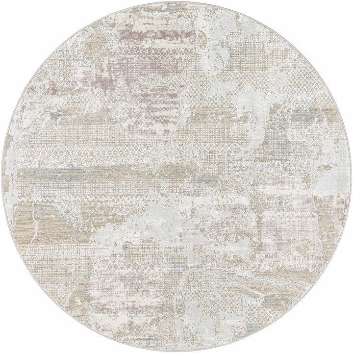 Hanae Modern Abstract Design Beige And Ivory Area Rug