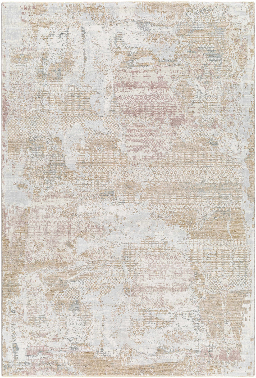 Hanae Modern Abstract Design Beige And Ivory Area Rug