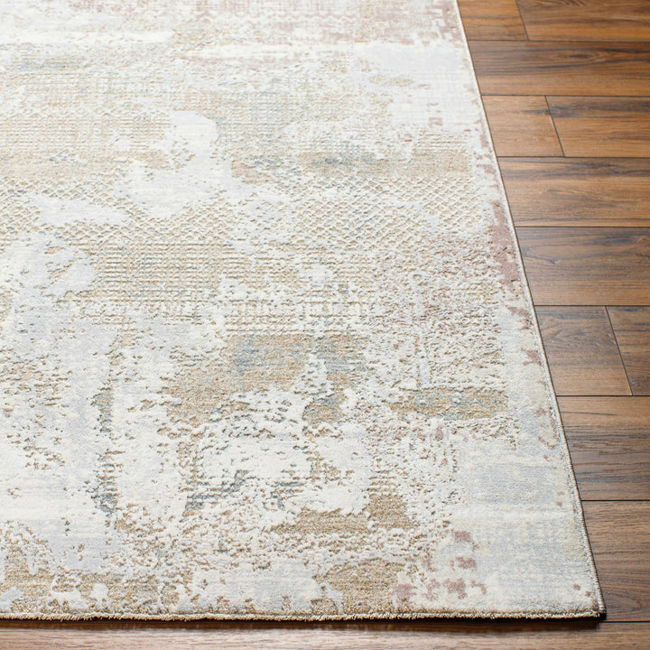 Hanae Modern Abstract Design Beige And Ivory Area Rug