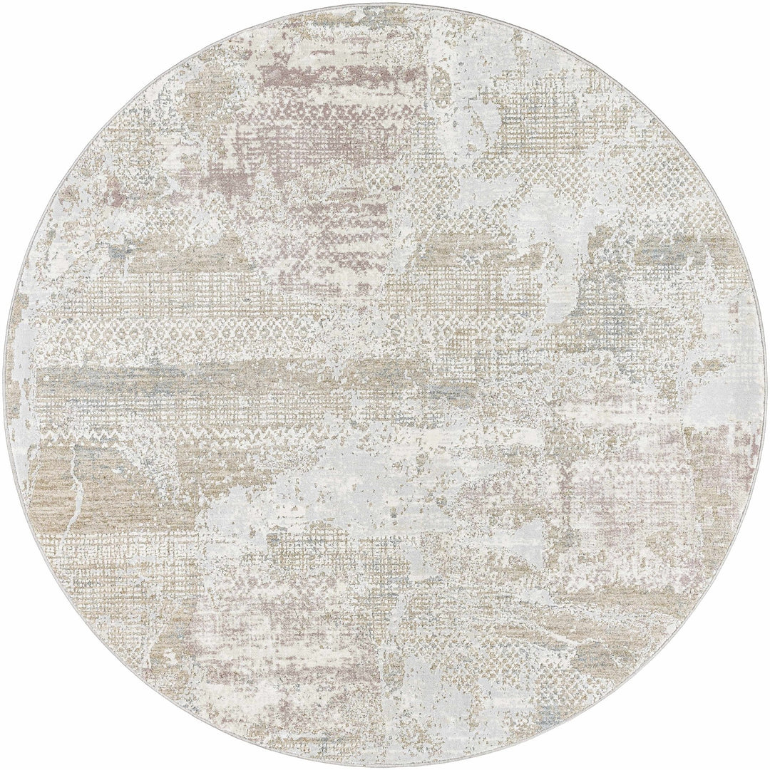 Hanae Modern Abstract Design Beige And Ivory Area Rug - The Rug Decor