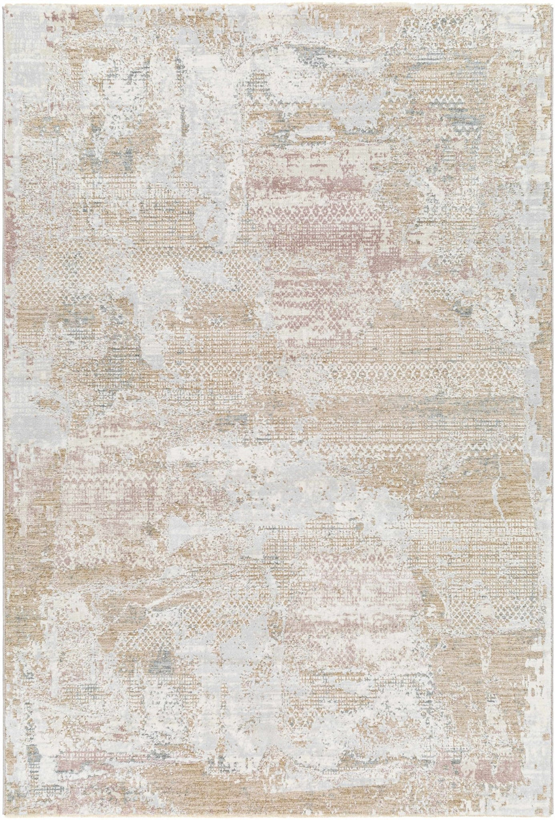 Hanae Modern Abstract Design Beige And Ivory Area Rug - The Rug Decor
