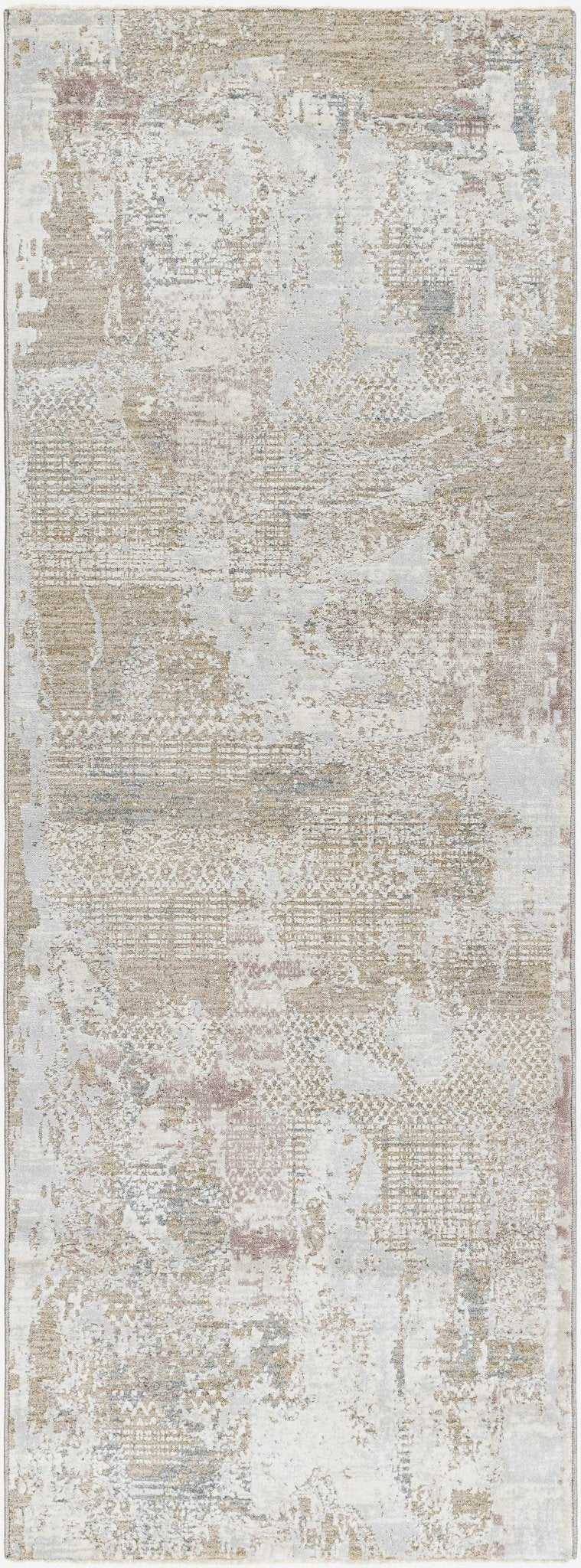 Hanae Modern Abstract Design Beige And Ivory Area Rug - The Rug Decor