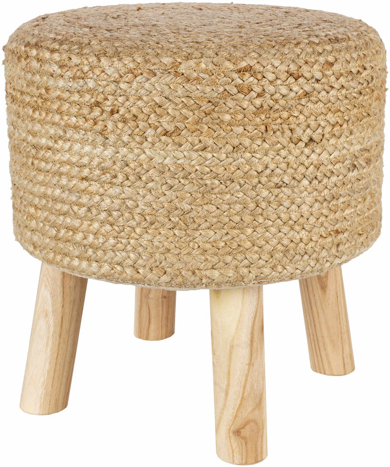 Hand Crafted Natural Brown Jute Stool, Perfect for home decor - The Rug Decor