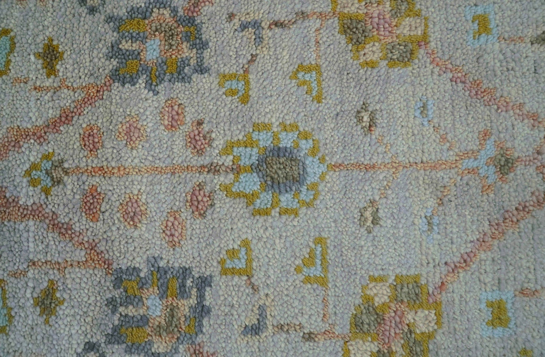 Hand Knotted 2x3 Traditional Style Gray And Brown Wool Rug - The Rug Decor