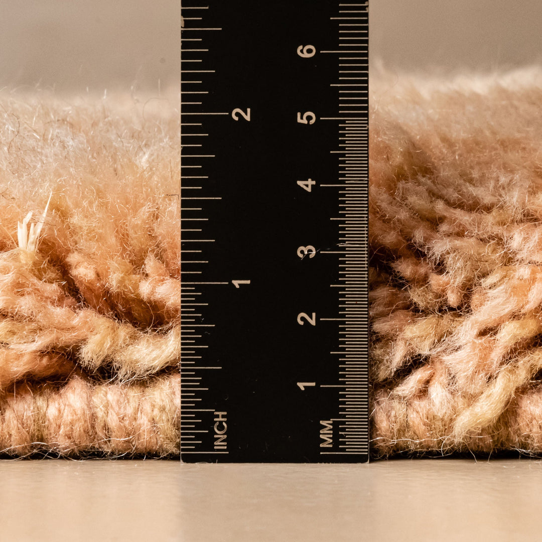 Hand Knotted Contemporary Moroccan Beige 8x10 Wool Rug - The Rug Decor