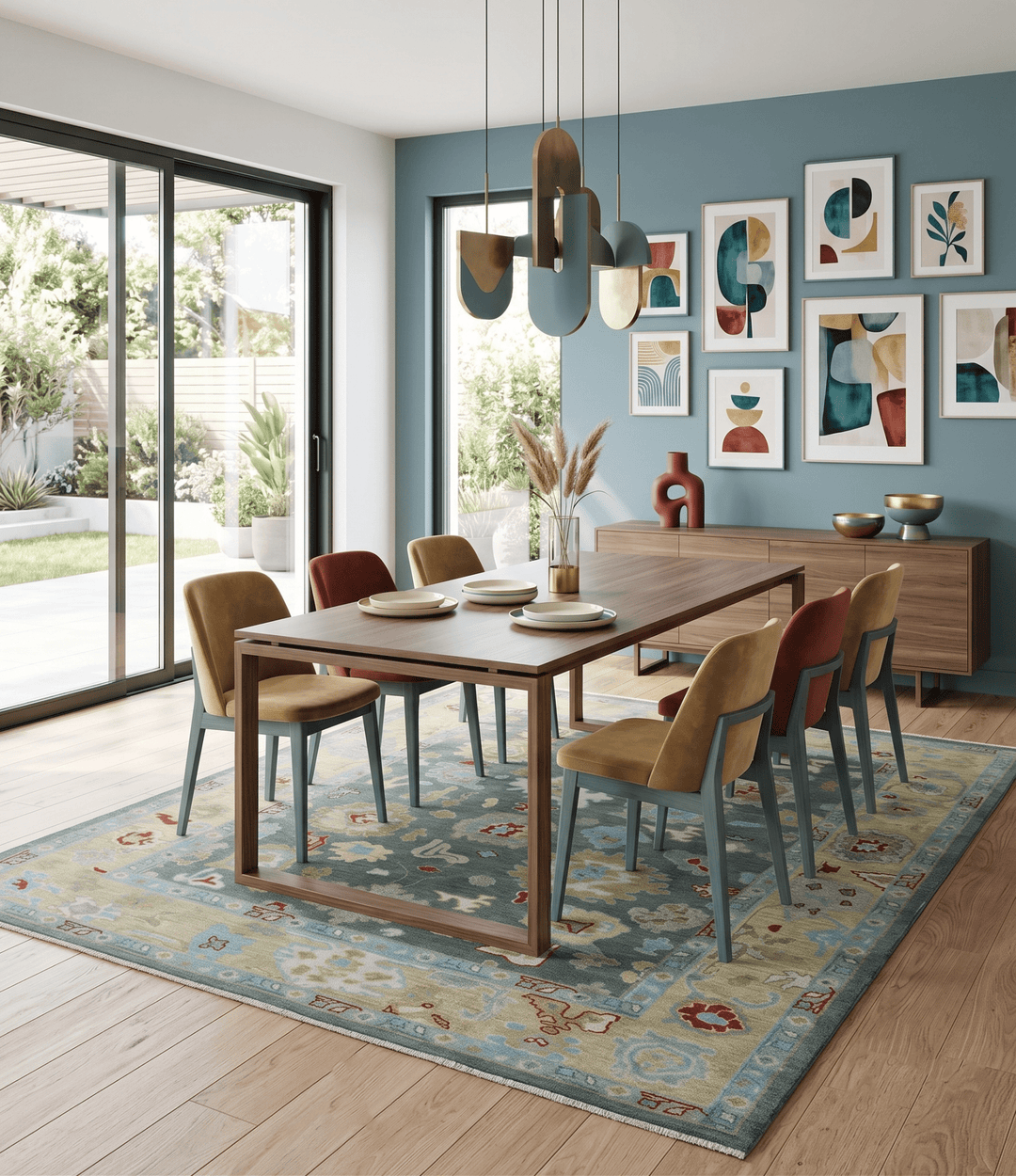 Hand Knotted Gray and Beige Traditional Oushak Wool Area Rug - The Rug Decor
