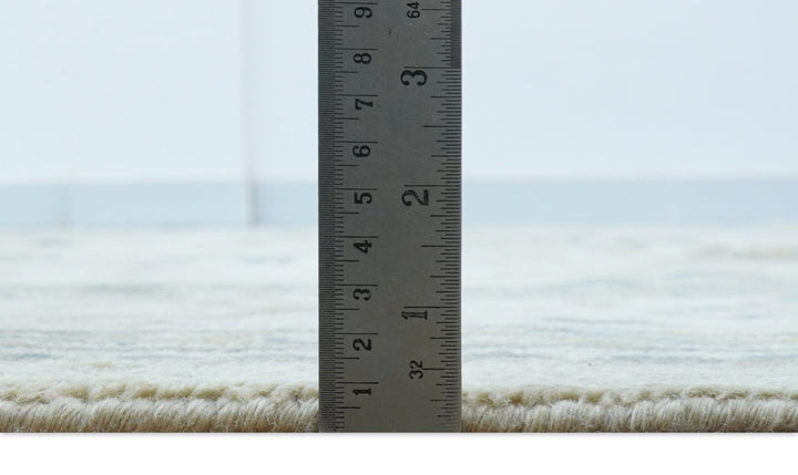 Hand Knotted Ivory And Gray Traditional Oushak Design 8x10 Wool Rug - The Rug Decor