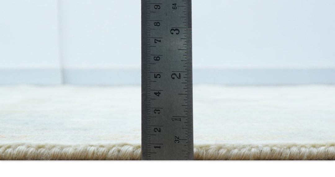 Hand Knotted Traditional Oushak Design Beige And Gray 6x9 Wool Area Rug - The Rug Decor