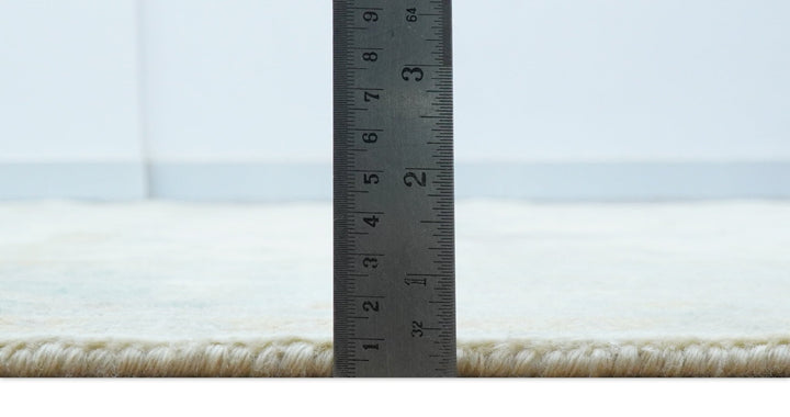 Hand Knotted Traditional Oushak Design Beige And Gray 6x9 Wool Area Rug - The Rug Decor