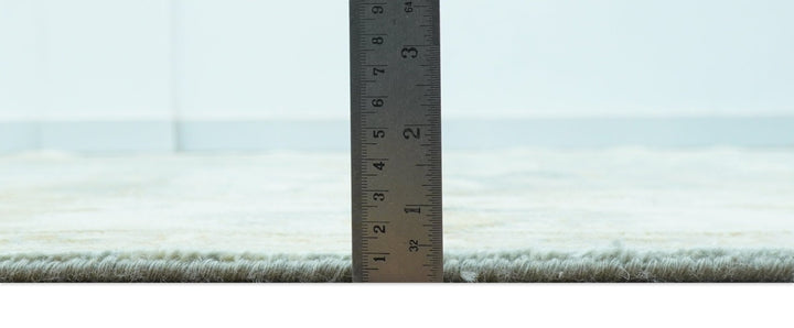 Hand Knotted Traditional Oushak Design Blue And Beige 8x10 Wool Area Rug - The Rug Decor