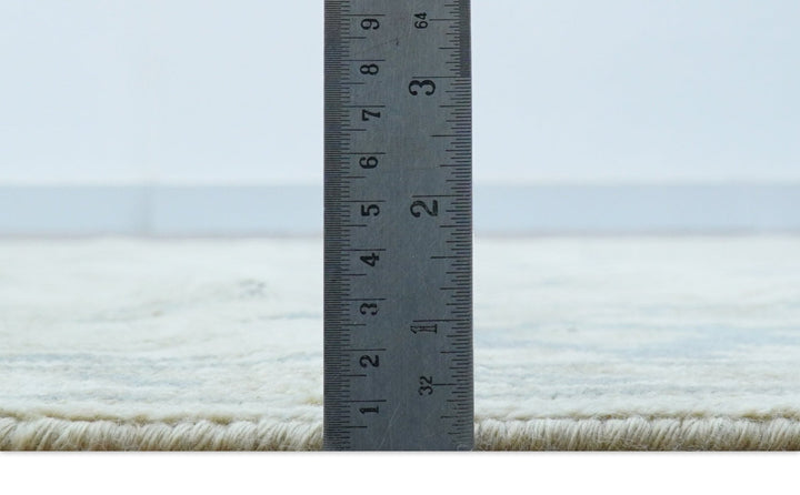 Hand Knotted Traditional Oushak Design Ivory And Gray 6x9 Wool Rug - The Rug Decor