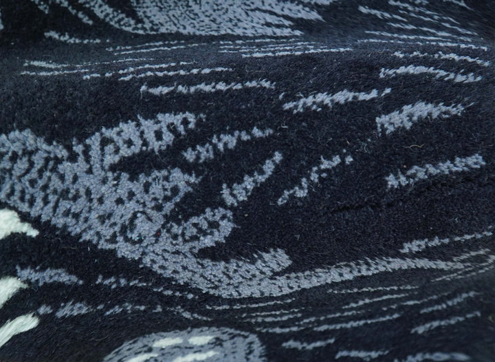 Hand Tufted 2x3 Animal Black Panther Wool Area Rug - The Rug Decor