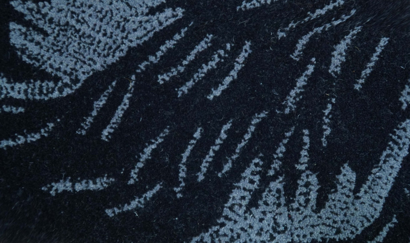 Hand Tufted 2x3 Animal Black Panther Wool Area Rug - The Rug Decor