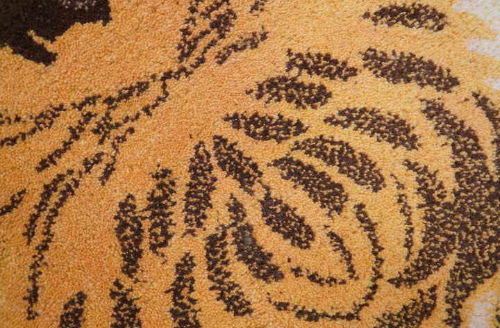 Hand Tufted Animal Monkey Brown 2x4 Wool Area Rug - The Rug Decor