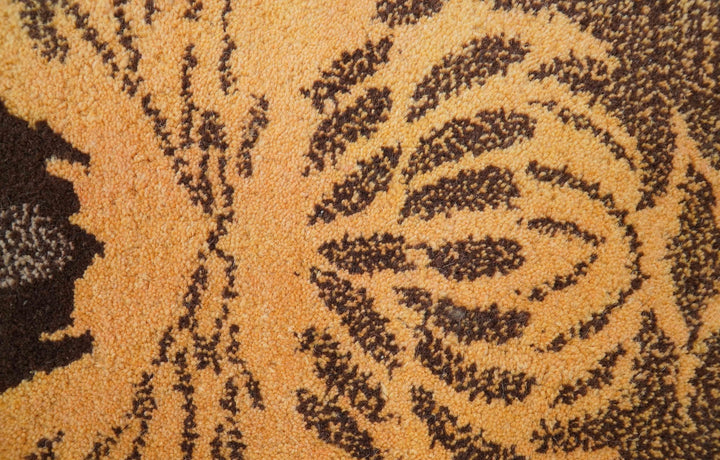 Hand Tufted Animal Monkey Brown 2x4 Wool Area Rug - The Rug Decor