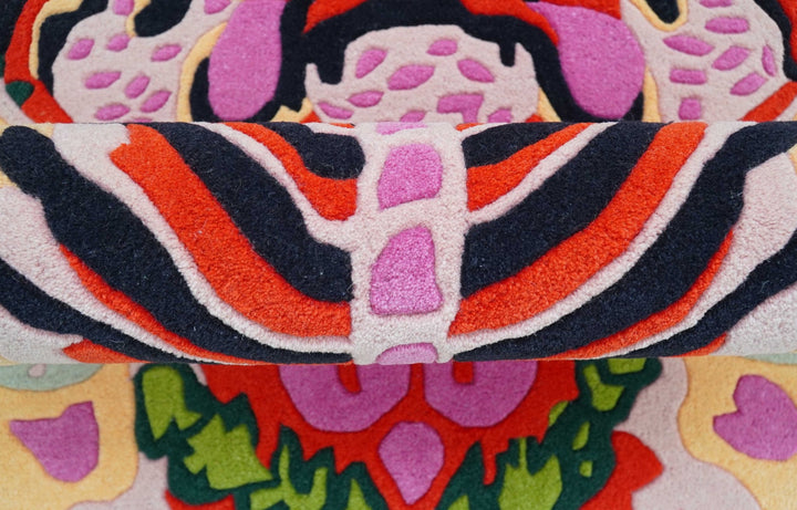 Hand Tufted Animal Tiger Black 3x5 Wool Area Rug - The Rug Decor